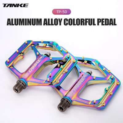 TANKE MTB Bisiklet Pedalları – Alüminyum Alaşım, Dağ Bisikleti İçin Süper Hafif Kaymaz Platform Pedal, Bisiklet Aksesuarları