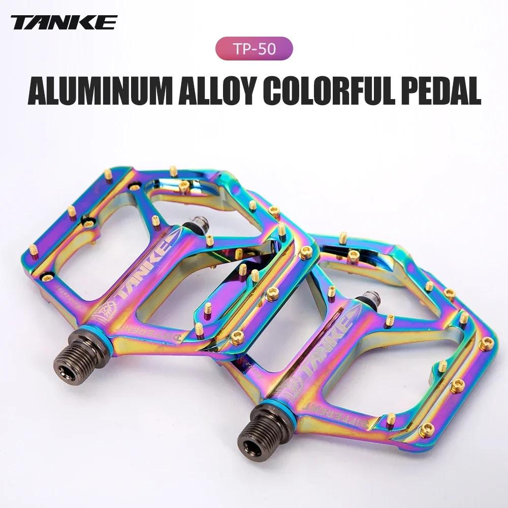 TANKE MTB Bisiklet Pedalları – Alüminyum Alaşım, Dağ Bisikleti İçin Süper Hafif Kaymaz Platform Pedal, Bisiklet Aksesuarları