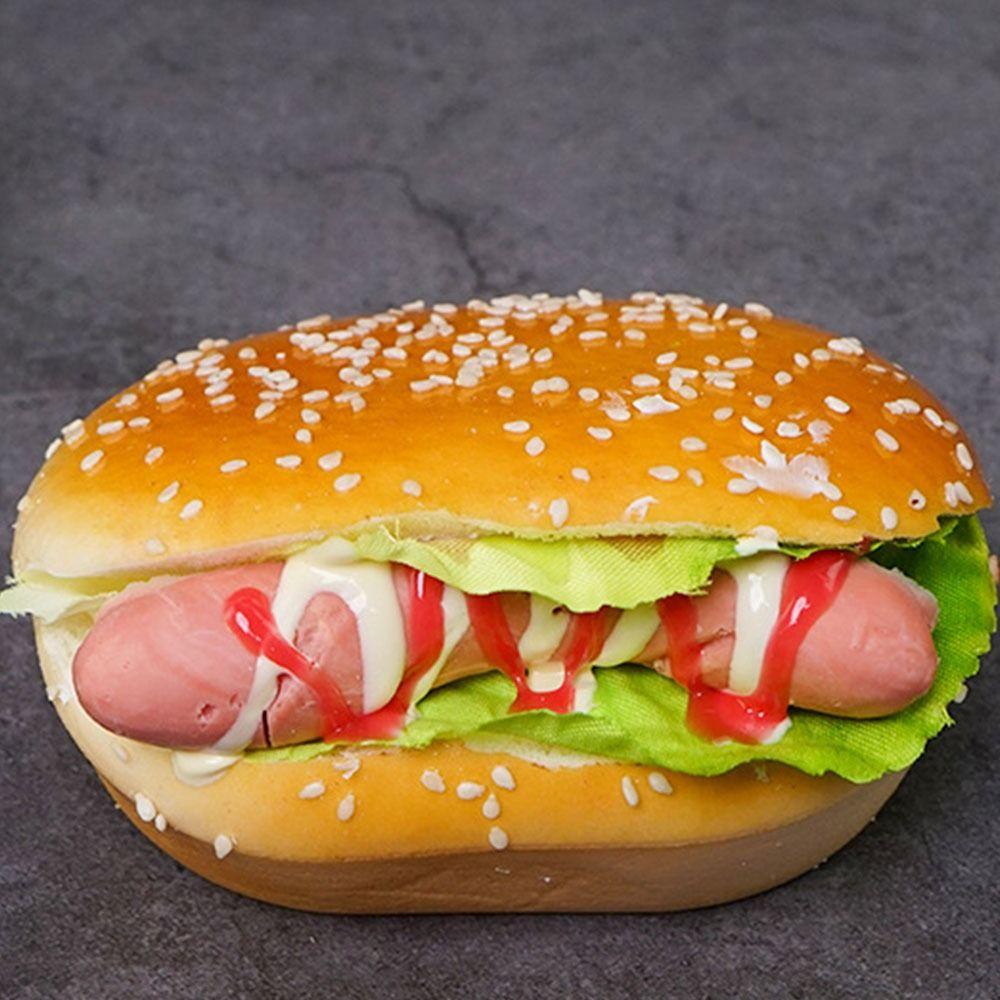 Scene Model Hamburger Fries Sandwish Artificial Food Model Simulation Kitchen Faux Fried Chicken