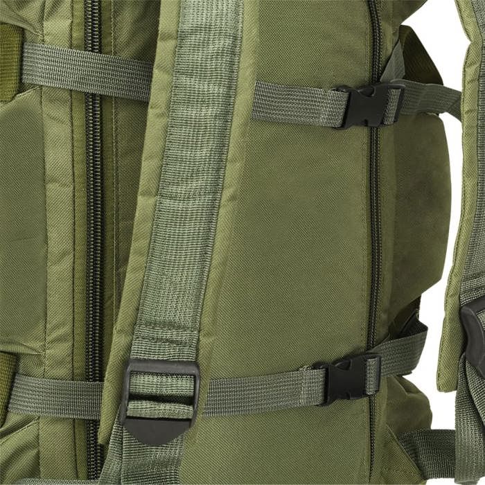 VidaXL Sac de Sport Style Militaire 3-en-1 Sac à Dos Sac à Bagages Rangement Stockage Voyage en Plein Air Randonnée Camping 91388
