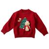 Children's Cartoon Wool Sweater - New Year, Autumn/Winter Base Layer for Girls
