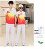 Men's & Women's Casual Summer Tracksuit - Short Sleeve, Outdoor Running & Taekwondo Coach Wear, Printed Two-Piece Set