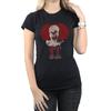 It (1990) Womens/Ladies Pennywise Clown Logo Cotton T-Shirt