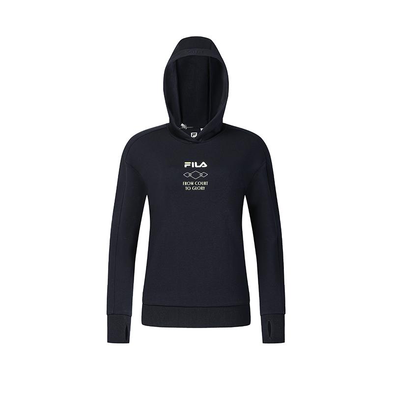 New FILA Athletics TENNIS Sweatshirt Women's RD Royal Blue A11W443202FNV