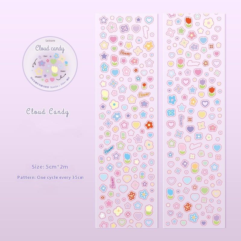 

Каваи Цветочные Животные Фрукты Помадка Вырезная Лента Скрапбукинг Наклейки Наклейки для Ногтей Канцелярские Принадлежности Украшение для DIY Ежедневника