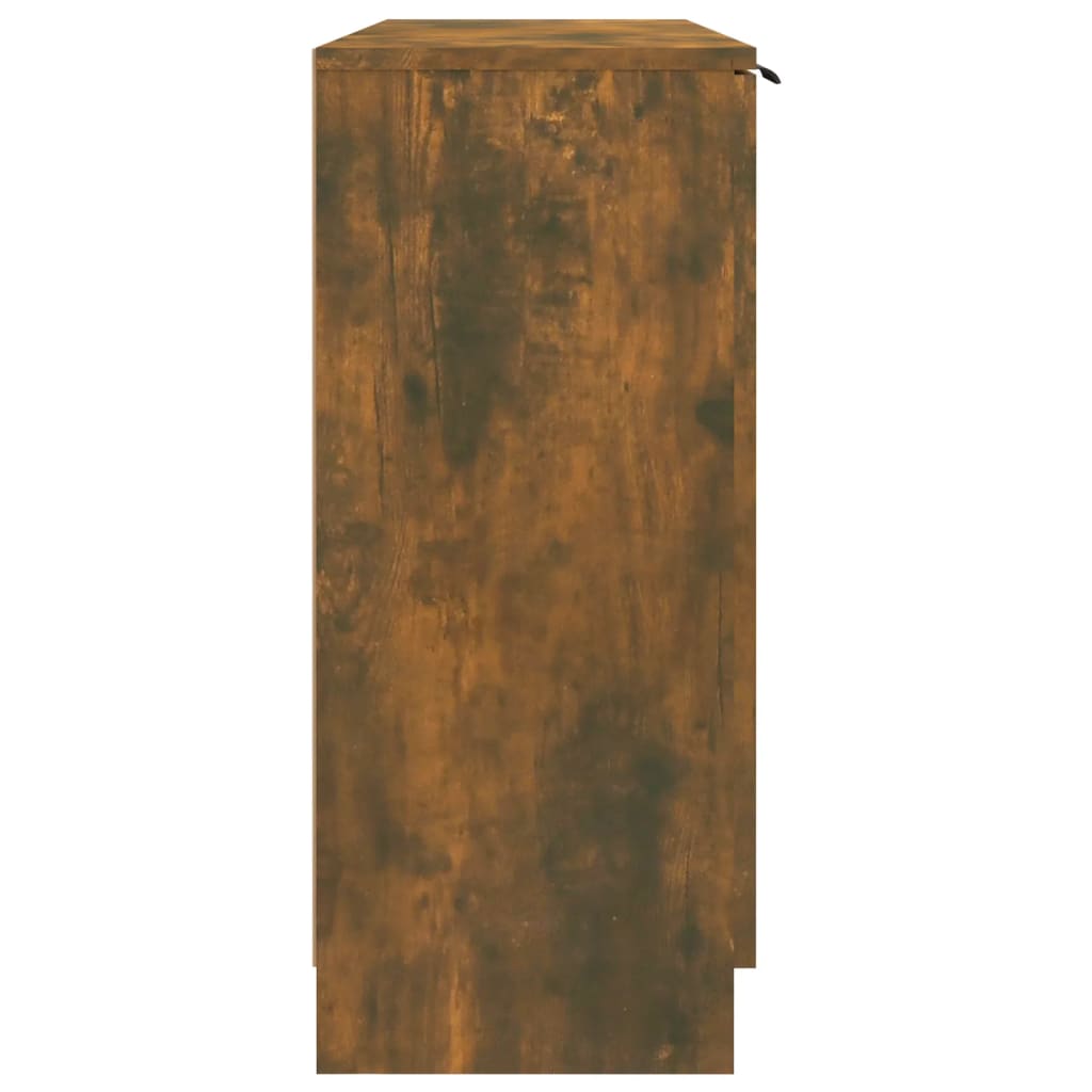 Sideboard Smoked Oak 90.5x30x70 Cm Engineered Wood