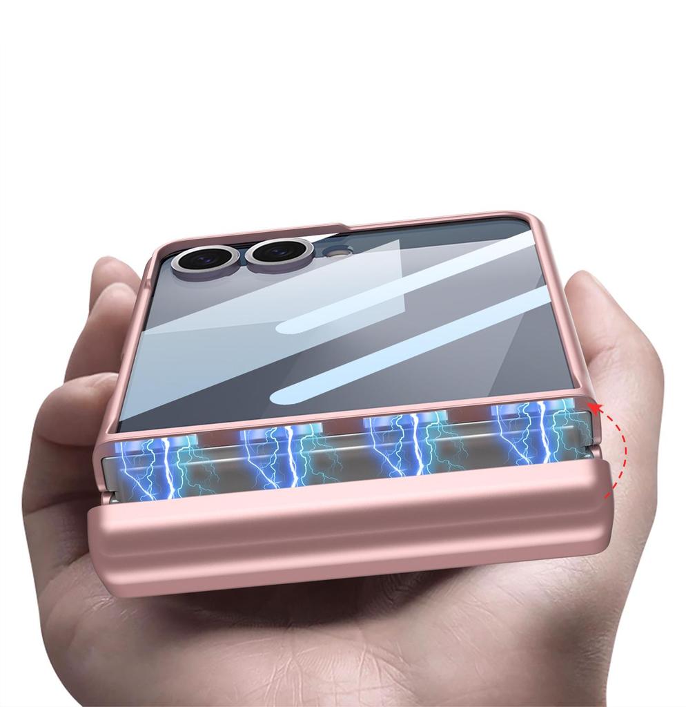 Samsung Z Flip7 Hülle: Moderne magnetische Schutzhülle mit Stifthalter