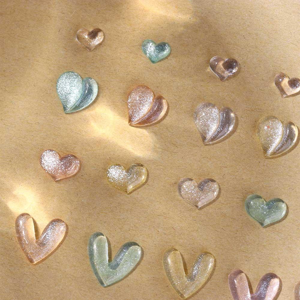 

Love Crystal 3D Nail Art Rhinestones DIY Ornaments Nail Art Decoration Heart-Shaped Jewelry 3