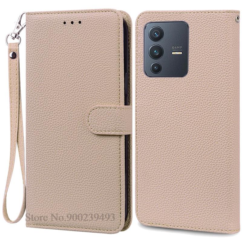 For Vivo V23 Case Vivo V23 5G Wallet Leather Flip Case For Vivo V2130 Cover Phone Case For Vivo V23 V 23 2130 Bumper Coque Funda