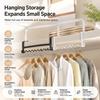 Carbon Steel Bunk Bed Hanging Hook Punch Free Over Bed Rail Hanger Dorm Storage Hook  Dorm Storage