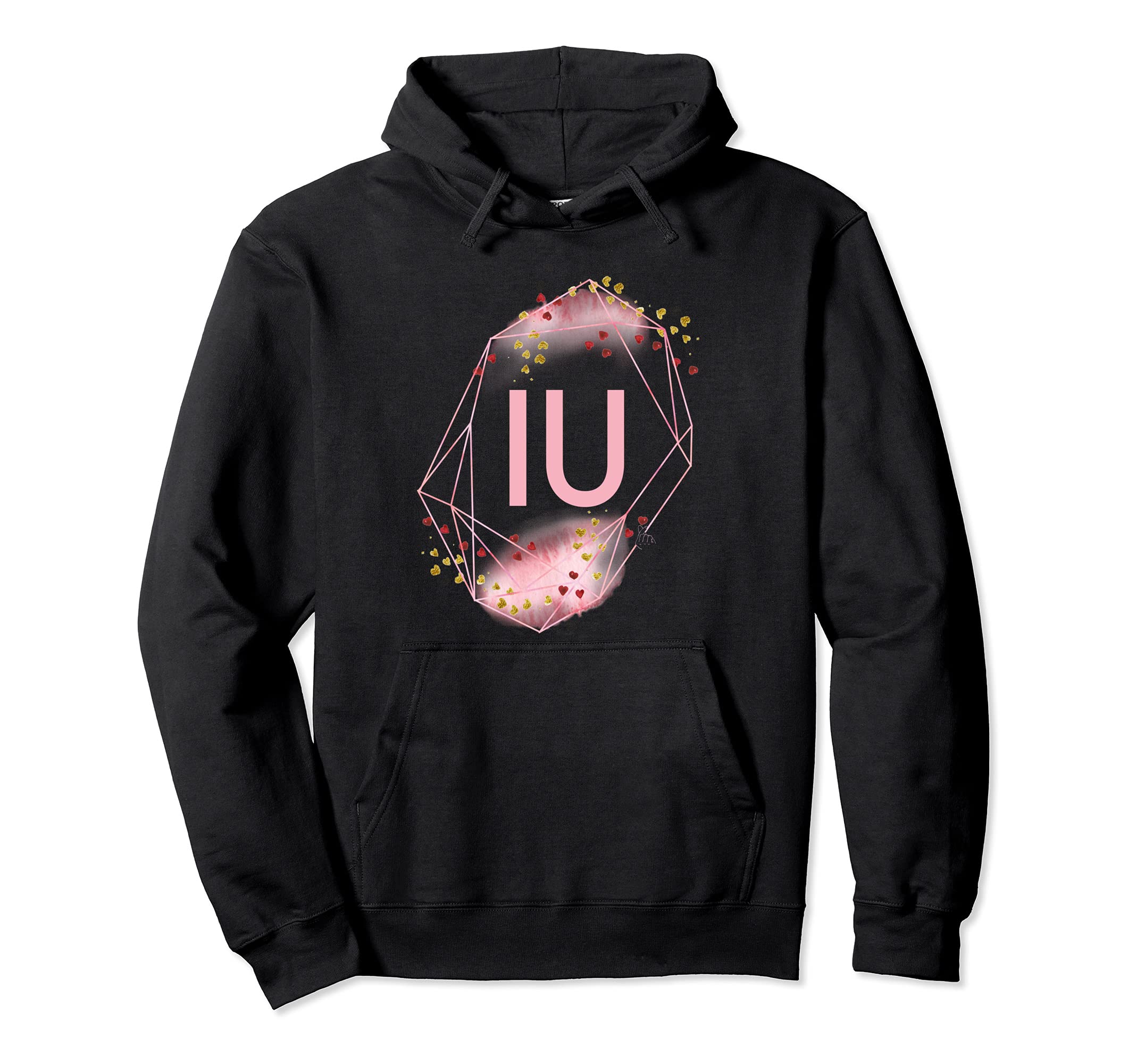 

Korean K-Pop I Love You Handwritten IU Together Hoodie