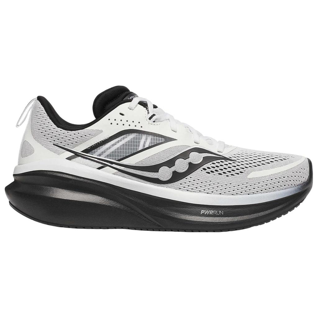 SAUCONY Omni 22 Versátil Confortável Antiderrapante Durável Tênis de Corrida Cano Baixo Tênis de Corrida Unissex Branco Cinza Preto S20926-162