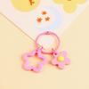 Kleine farbige Blumen Schlüsselanhänger Anhänger Pinkycolor Tasche Anhänger für Frauen Ins Stil Kette