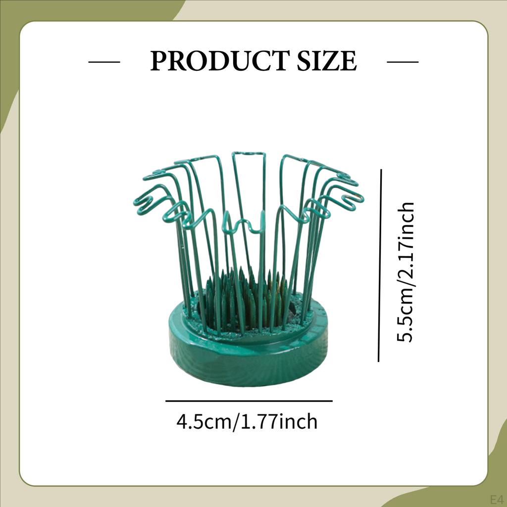 Chinese Flower Frog Holder Anchor Reusable 1.7x2.2inch Round