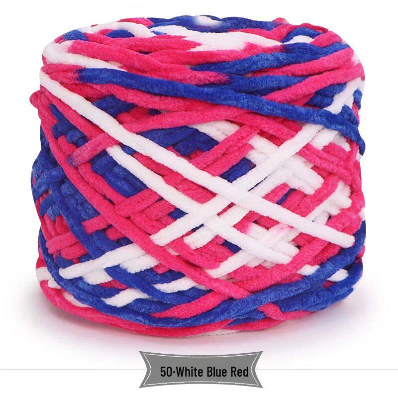 3.3 Große Eiswollknäuel für handgestrickte Häkelschuhe & zum Weben von Schals - Dicke Wolle für Damen & Herren