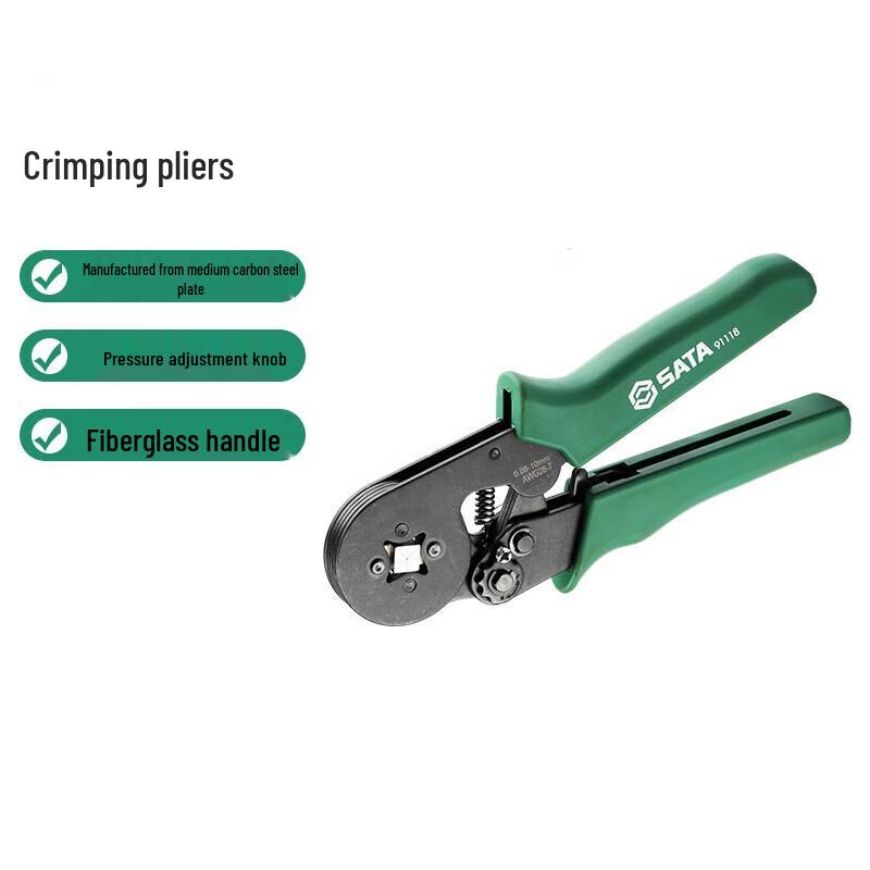 SATA 7-inch European Terminal Crimping Pliers