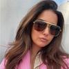NUEVAS Gafas de Sol Mujer Hombre Marca Diseñador Metal Cuadradas Oversize Gafas de Sol Hombre Gafas de Conductor Gafas Antirreflejos UV400