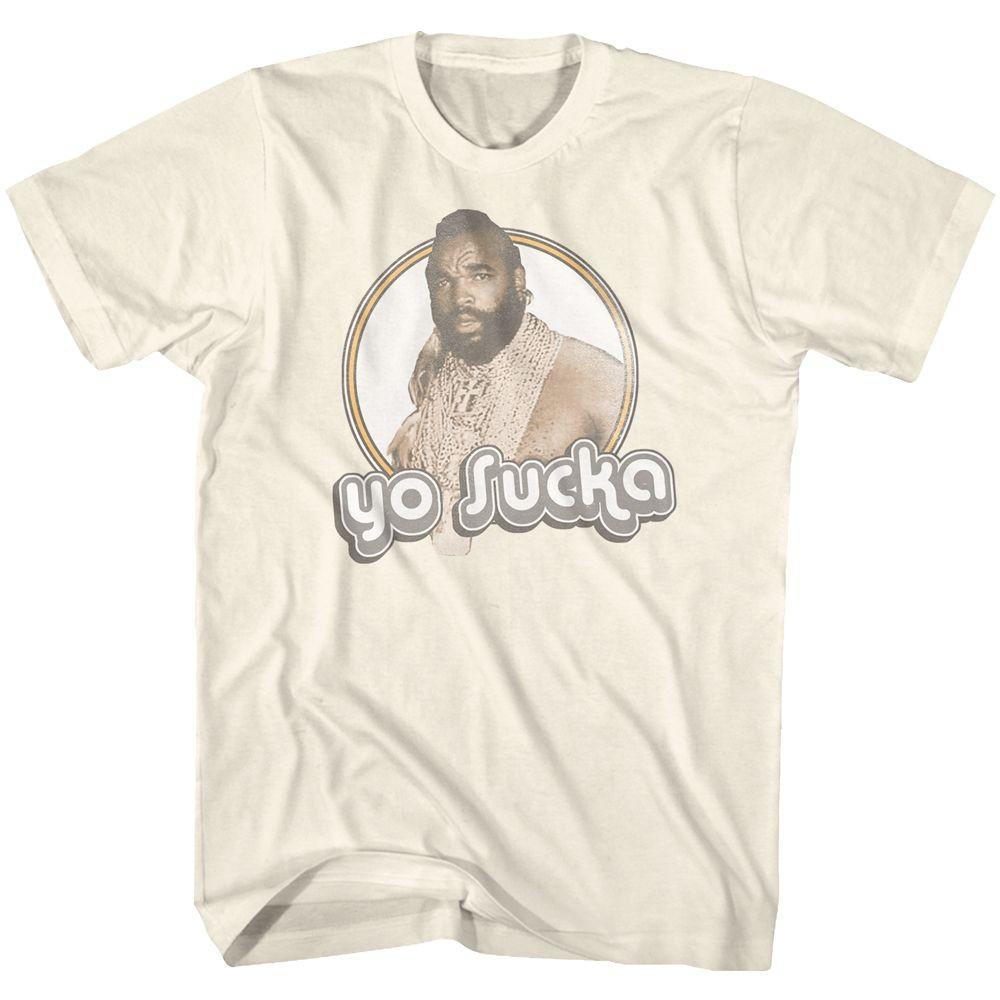 Mr. T Yo Sucka Natural Icon Shirt M