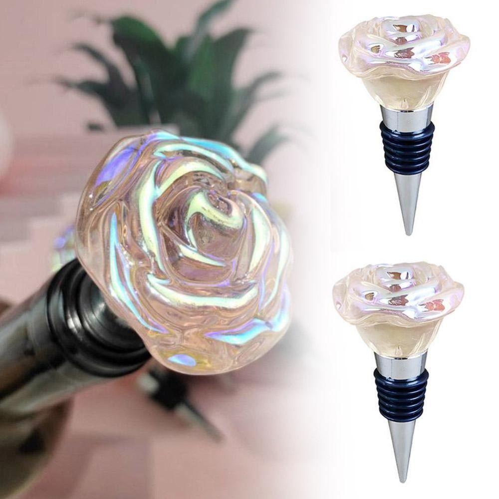 

Пробка для вина в форме розы Многофункциональная печать для вина Уникальная пробка для бутылки