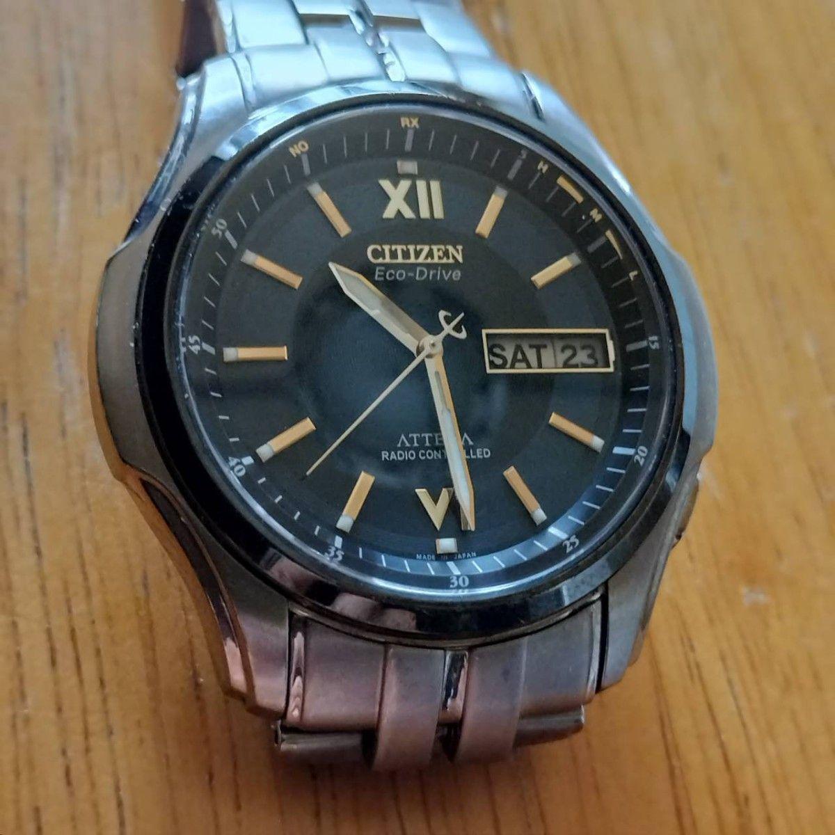 CITIZEN Citizen ATTESA H100-T011357 ATD53-2804 Eco Drive Solar Radio Watch