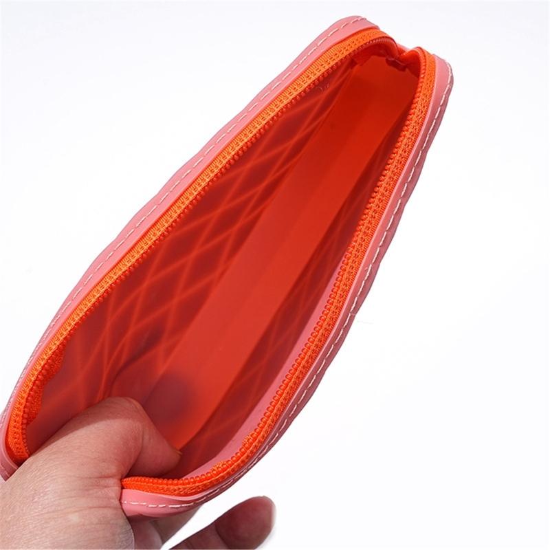 Astuccio Portapenne Grande Capacità Astuccio Estetico Custodia Portapenne in Silicone Astuccio per Penne Borsa per Trucco Forniture Scolastiche e per Ufficio