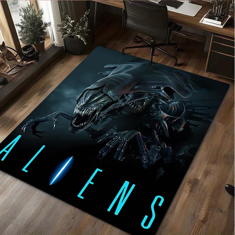 1PC Alien Rug - Home carpet Office Decorative Carpet For Living Room Bedroom Door Mat Floor Rug Computer Chair Area Rug