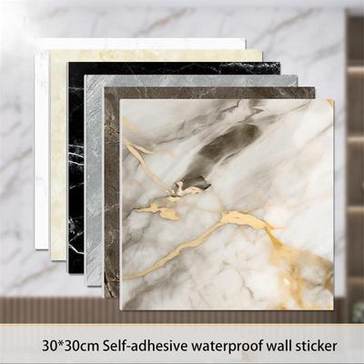 30*30cm Imitatie Tegel Zelfklevende Waterdichte Vochtwerende Muursticker Badkamer Keuken Muurdecoratie