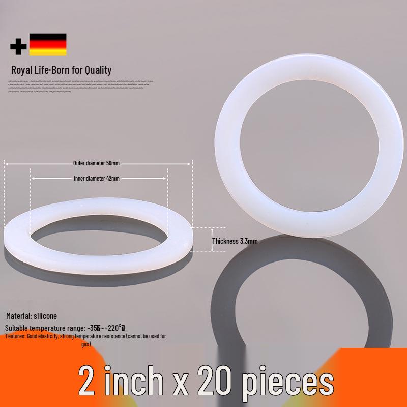 Black Rubber Silicone Waterproof Gasket Seal Washer for Water Heater & Shower - Nitrile Thickened, 4-6 Minutes