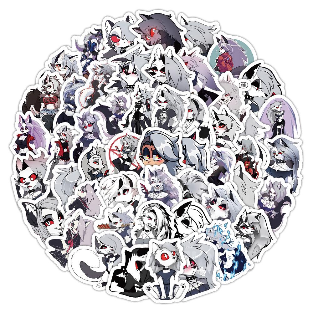 100 Adesivi Boss Malvagio Anime Loona per Diari Fai da Te, Borracce, Scrivanie - Decorazione Impermeabile
