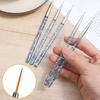 5 Pcs Eyeliner Brush, Nail Art Brushes Fine Point Nail Art Liner Brushes Set, Thin Eye Makeup Gel Eyeliner Brush for Graphic Cosmetic, Nails Tools
