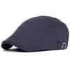 Men's Vintage Cotton Flat Cap, Adjustable Newsboy Beret Hat, Casual Gatsby Ivy Cap for Men & Women (5 Colors Available)