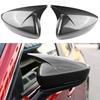Carbon Fiber Glossy Black Car Upgrade Mirror Cover For Mazda CX-50 CX50 -2024 Car Rearview Accessories