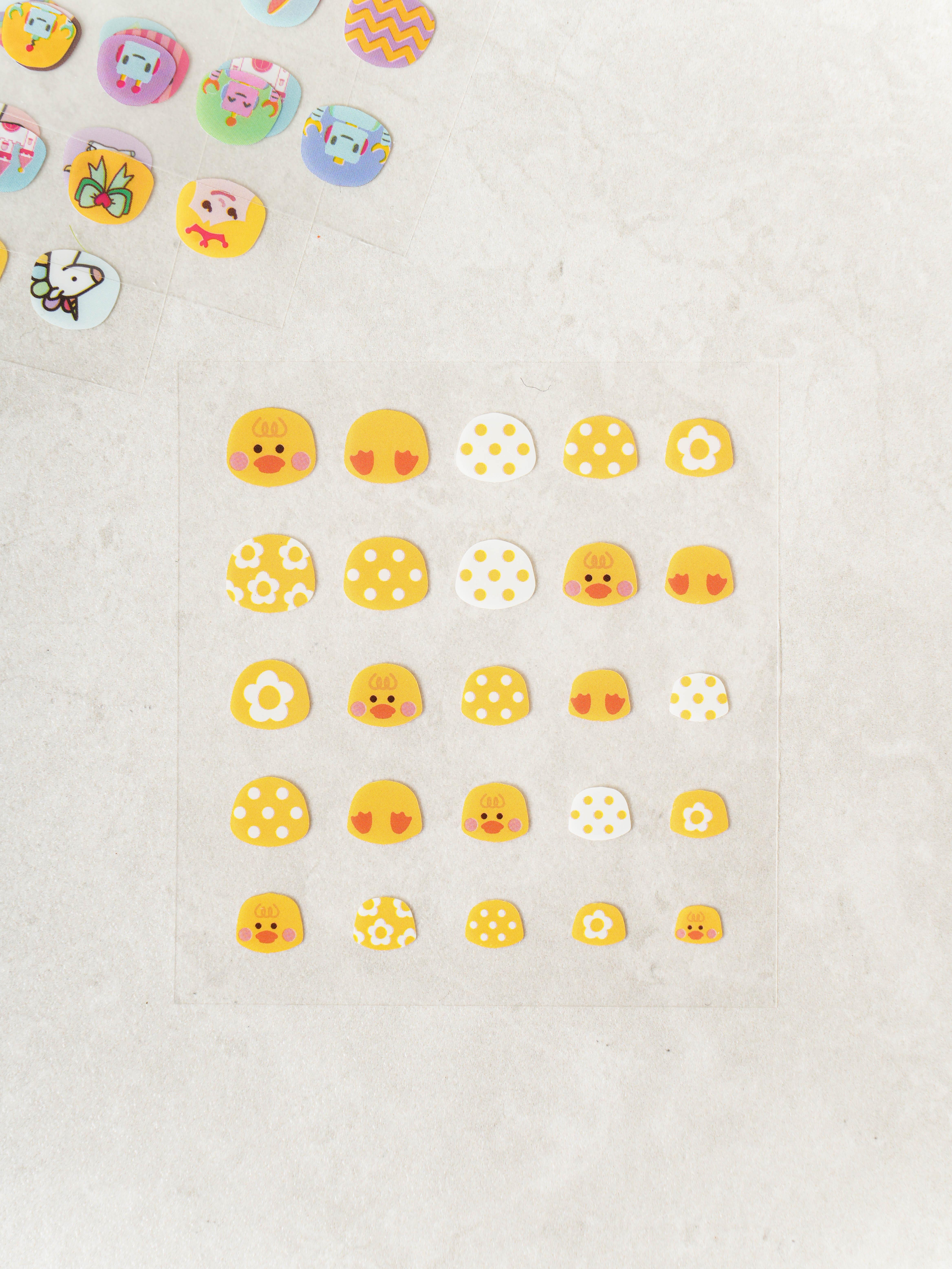 Kids Nail Art Patches 25 Count Set 1ea