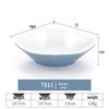 Imitation Porcelain Melamine Dipping and Snack Dish for Restaurants