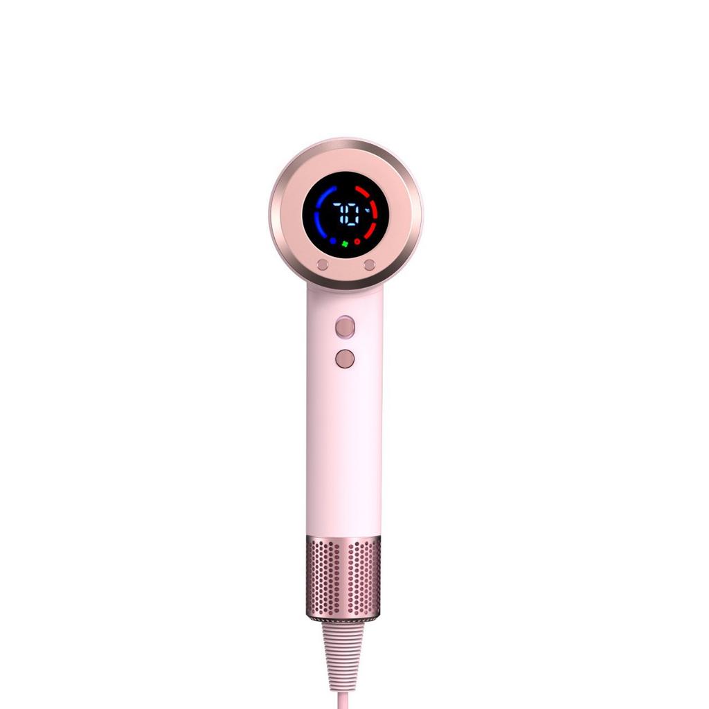 Xiaomi Digital Display High Speed Hair Dryer Salon Household Leafless Large Blowing Force Hair Care Negative Ion Hair Dryer