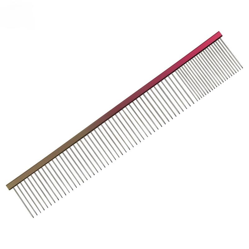 Professional Pet Grooming Comb, Gradient Pet Deluxe Pointed Tail Comb for Cat & Dog Styling Finishing and Fluffing Comb