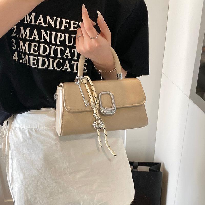 High-end Niche Design Bag Women's 2025 New Spring and Summer Versatile Fashion Shoulder Messenger Bag Portable Small Square Bag