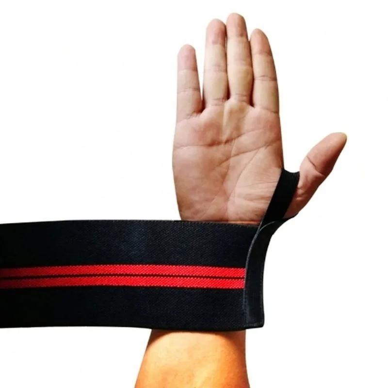 1 Pair Adjustable Wrist Support Wrist Brace Gym Sports Wristband Carpal Bone Protector Breathable Safety Wristband Random Color