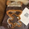 Bear Ears Tassels Knitted Cap For Women Winter Soft Warm Breathable Fashion Hat