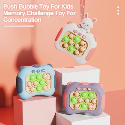 Гра Push Bubble зі шнурком, підсвічуванням, 4 режими, ручний смішний дитячий дорослий