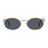 Prada Brand Logo Design, Metal, Oval, Sunglasses, Same Style for Men and Women, Couple Style, Gold