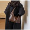 Ielgy Large-Capacity Bag Autumn Winter All-Match Fashion One-Shoulder Messenger Retro Tex