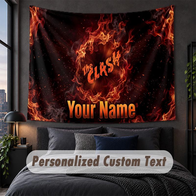 Custom Name Text Tapestry,The Cure Decorative Wall Hanging, Background Tapestry For Home Bedroom