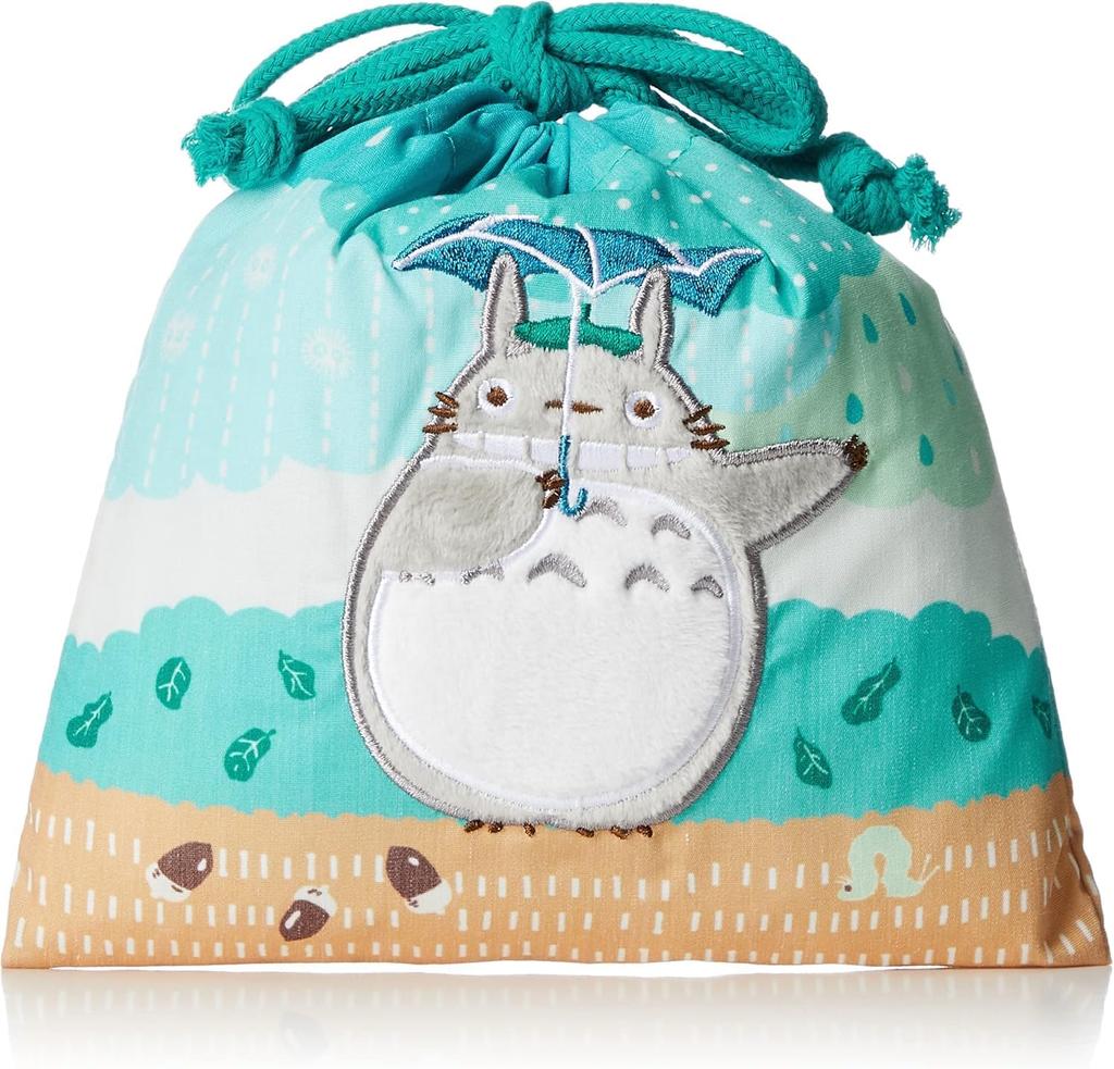 Marushin School Lunch Cup Drawstring My Neighbor Totoro Drizzling Rain for Boys and and Elementary School Entrance Character 1025008000 Bag, Holder,