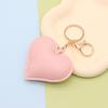 Heart-Shaped PU Leather Keychain - Stylish Accessory for Women's Bags and Car Interior Decor