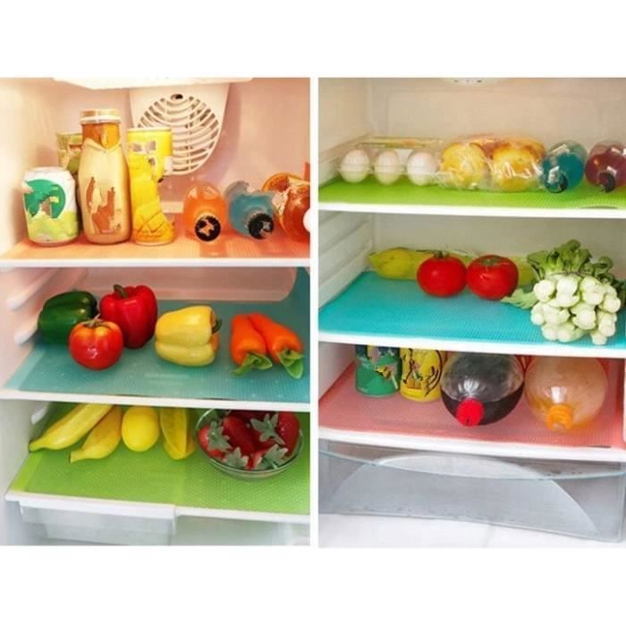 Lot de 12 Tapis de Rfrigrateur PVC 45 30cmTable Lavables Tapis Frigo Antidrapant Coussin DIY de Tiroir pour Cuisine TAPIS DE TIROIR