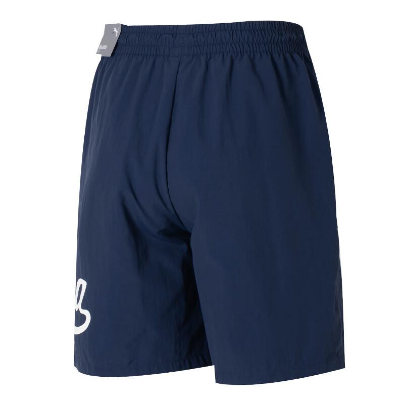Puma X Ptc Comfortable Breathable Letter Print Lace-Up Casual Shorts Men Shorts Blue 630941-14