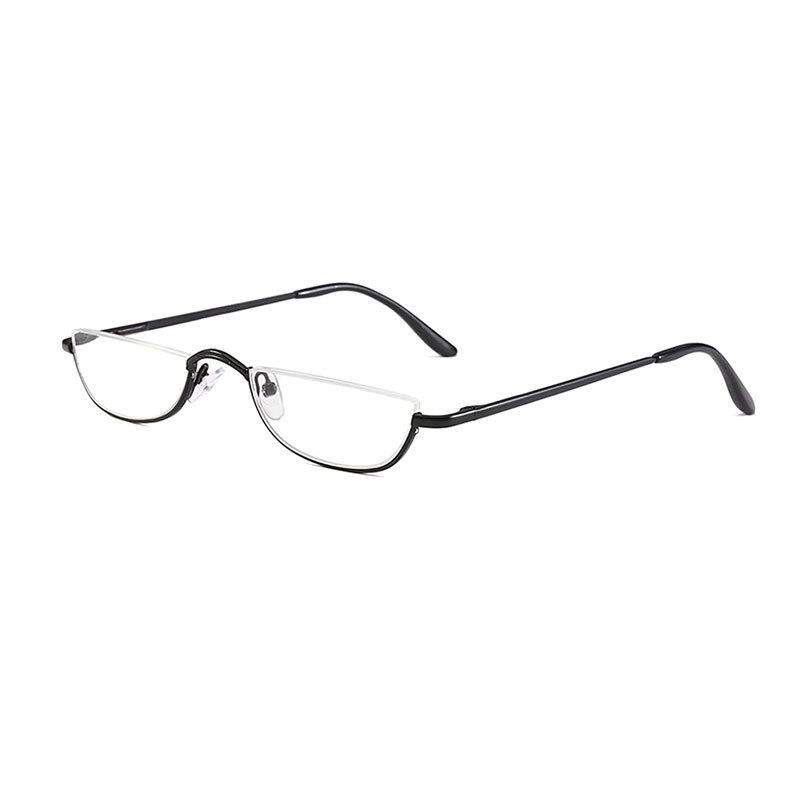High Quality Metal Reading Glasses Men Women Fashion Presbyopic Eyeglasses Half frame Hyperopia Light Eyewear