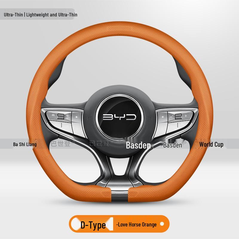 Steering Wheel Cover for BYD Frigate 07, Han EV, Song Pro, Seal, Seagull, Tang L, Qin Plus