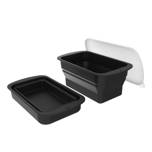 

Swagell 2-Piece Ice Block Mold, Extra Large, for Ice Baths, Cold Plunge Tub Chillers, Collapsible and Stackable Silicone Ice Trays, Durable, Easy to I